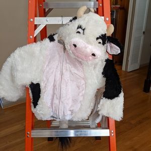 Toddler Halloween Plush Cow Costume